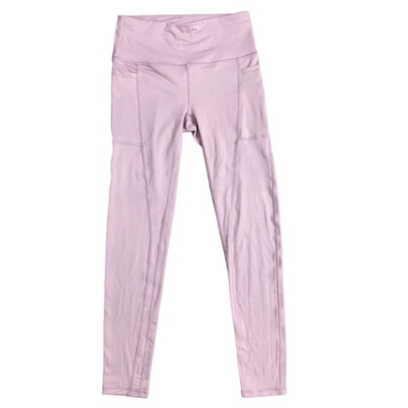 Athletic Works Women’s Leggings 7/8 Length High Rise Waist Lilac Purple Size XS - Picture 1 of 8